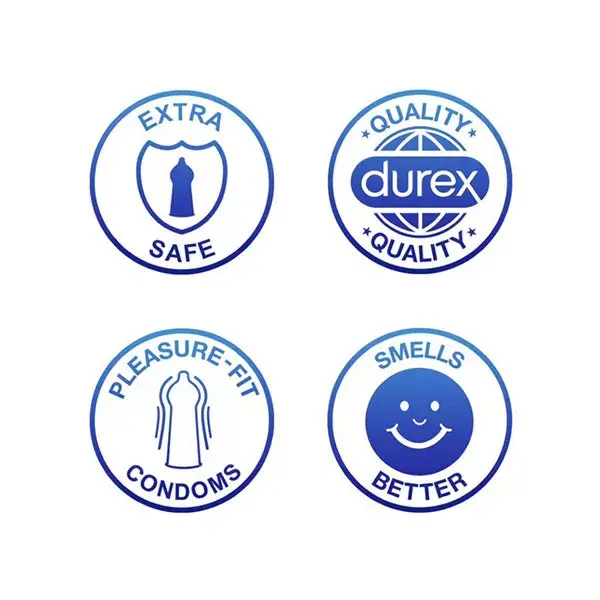 Durex Extra Safe, 10 preservativos extra lubrificados