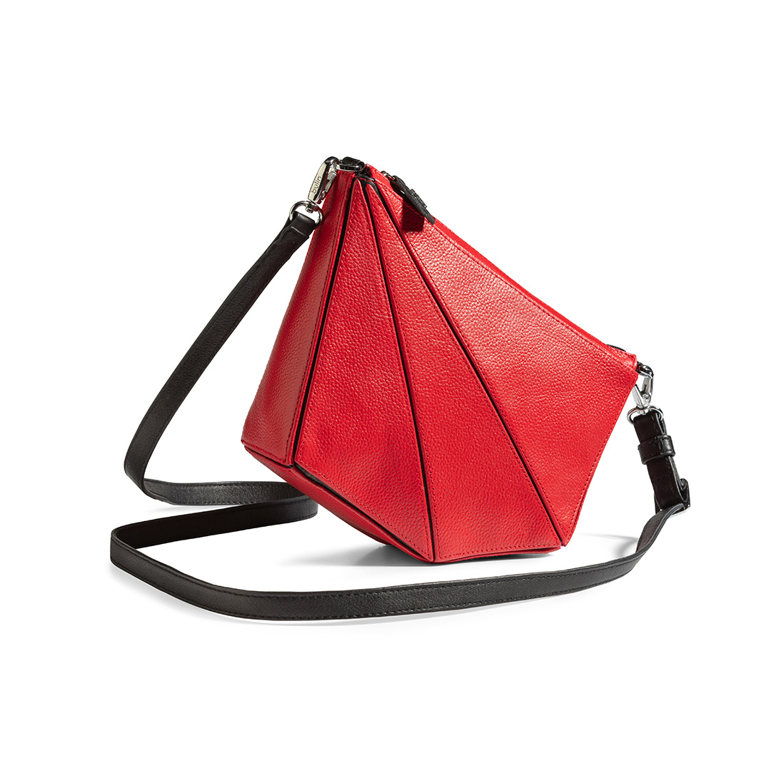 Crystal Handbag Red