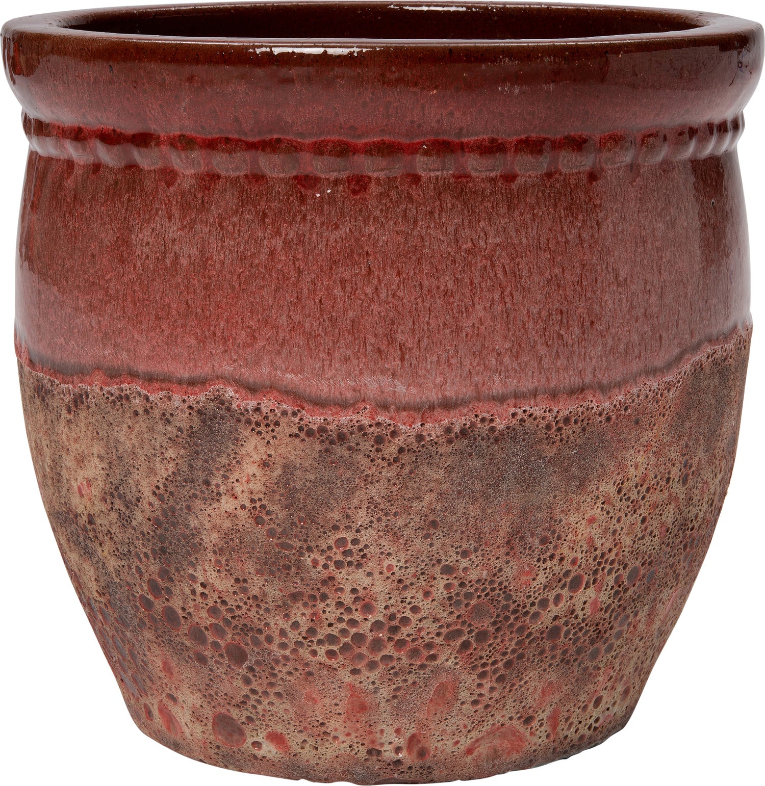 Intratuin bloempot Abel rood D 50 H 48 cm