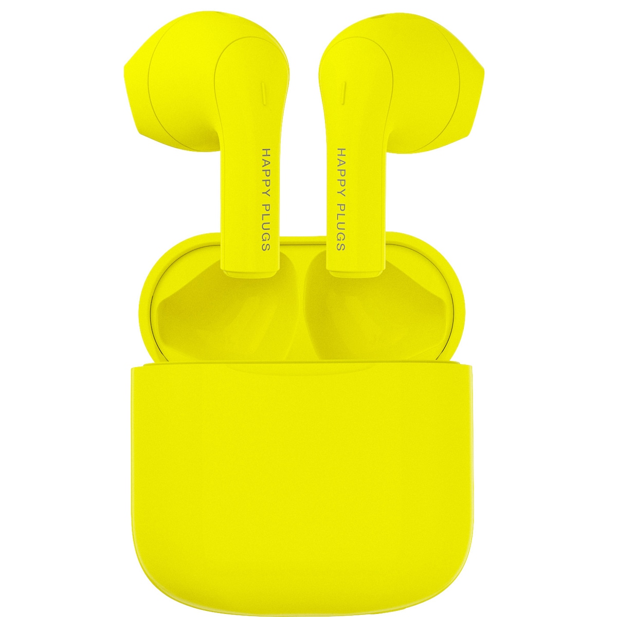 Happy Plugs Joy helt trådløse in-ear hodetelefoner (neongul)