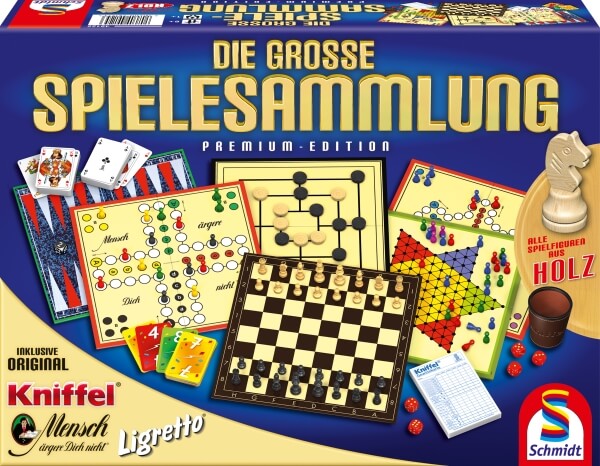 Schmidt Spiele 49125 Die große Spielesammlung, ab 1 Spieler, ab 6 Jahre