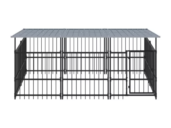 Chenil cage enclos pac noire 297 x 198 x 128 cm 02_0041764