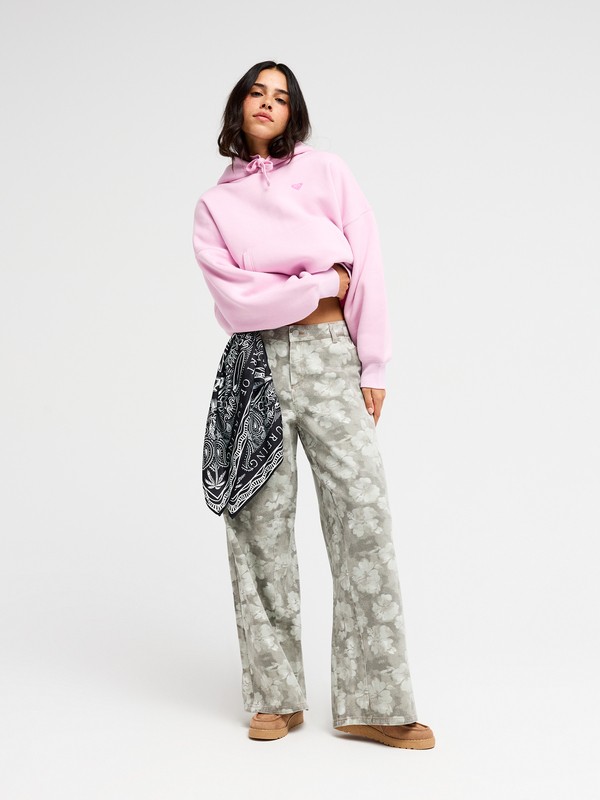 Skyflare Sweat capuche oversize Rose Femme