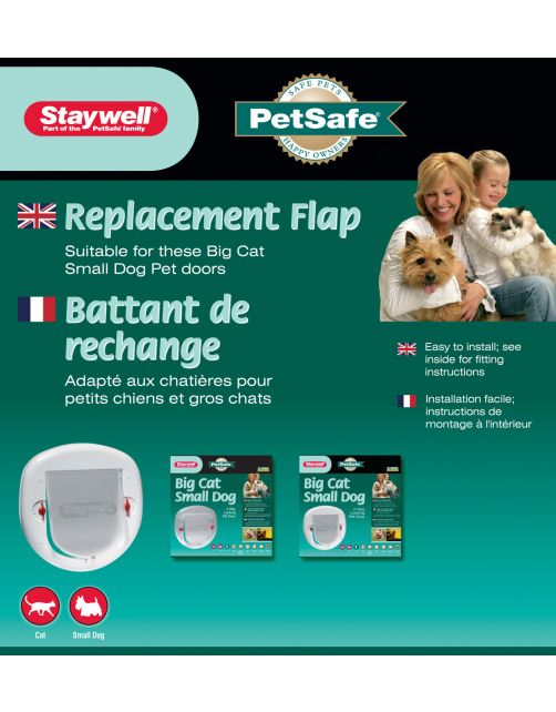 Staywell-Petsafe Vervangingsklep 200 - Kattenluik - per stuk