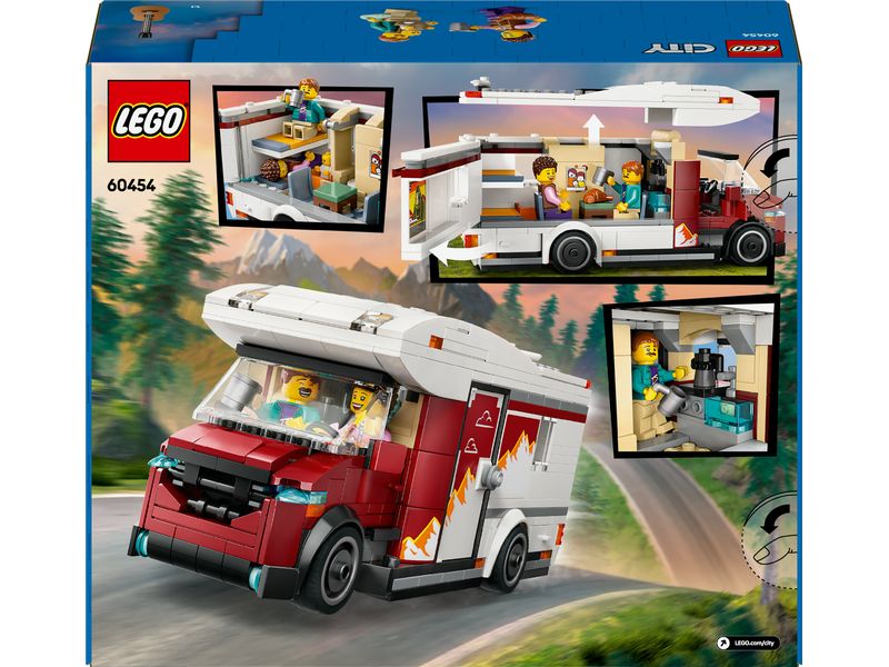 LEGO® City Abenteuer-Wohnmobil 60460 Vielseitiges Konstruktionsspielzeug zur Förderung der Kreativität und Fantasie