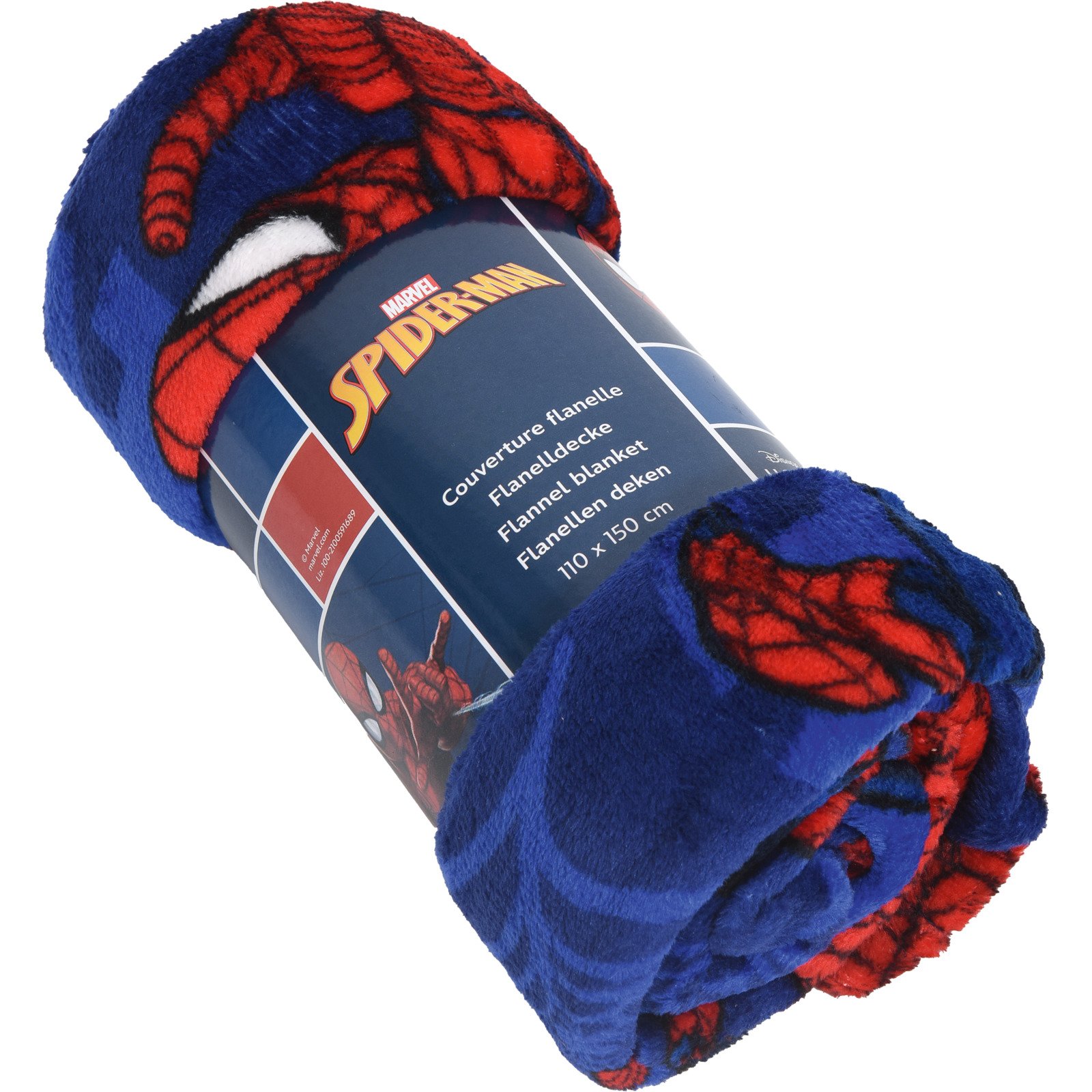 Kuscheldecke Flanell Spiderman