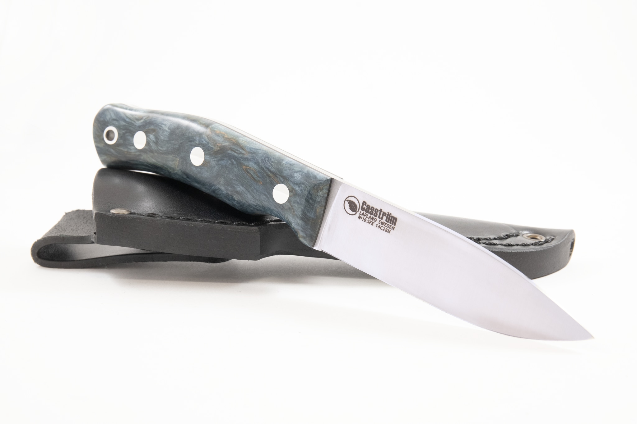 Casström No. 10 Swedish Forrest Knife<br>Flat sliping for skarpere knivblad!