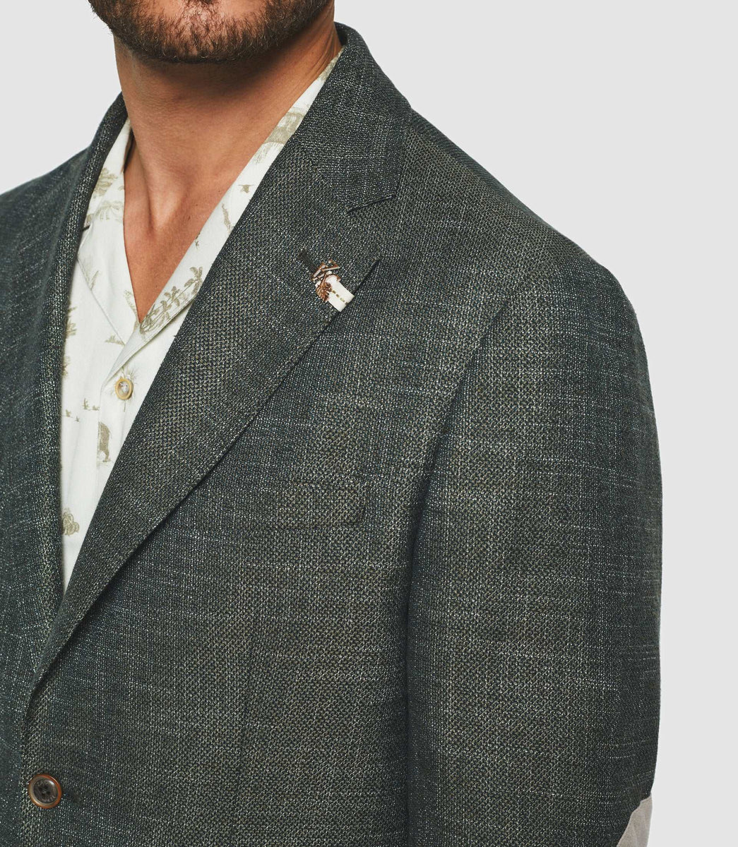 Veste casual kaki 