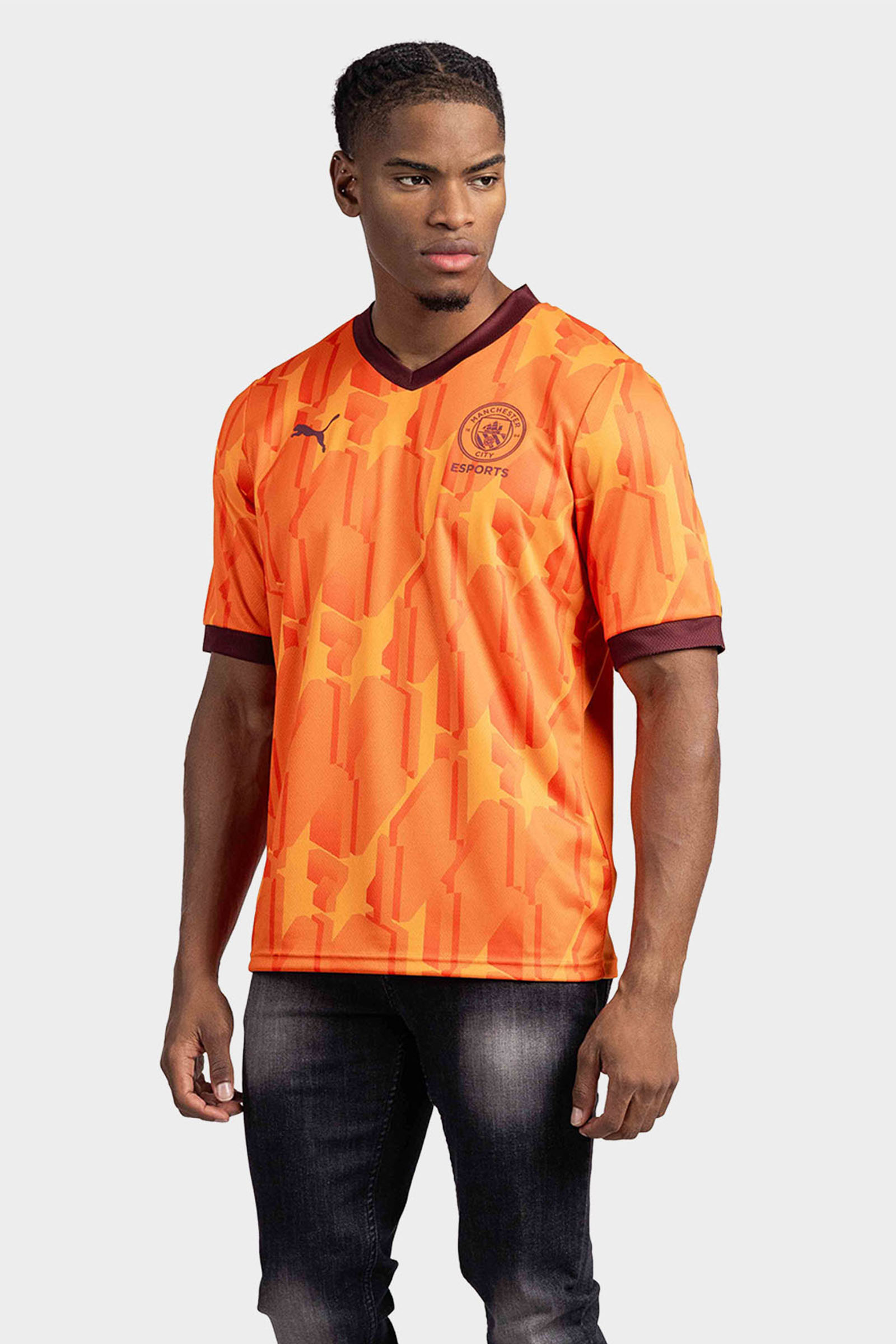 Manchester City E-Sports Trainingsshirt Oranje 2023/2024