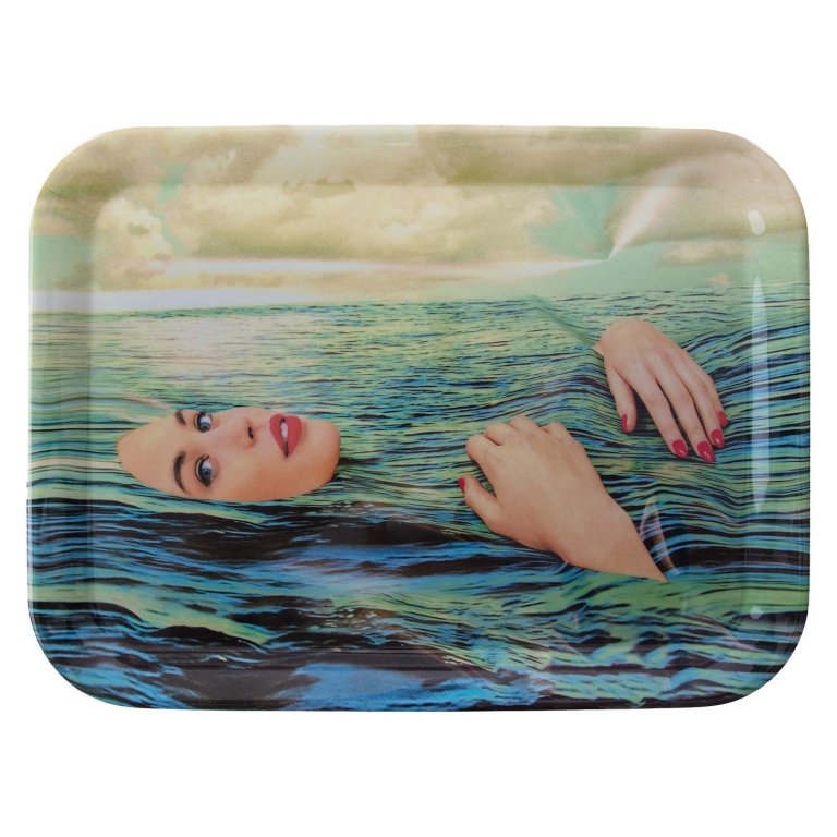 Seletti Toiletpaper dienblad Sea Girl