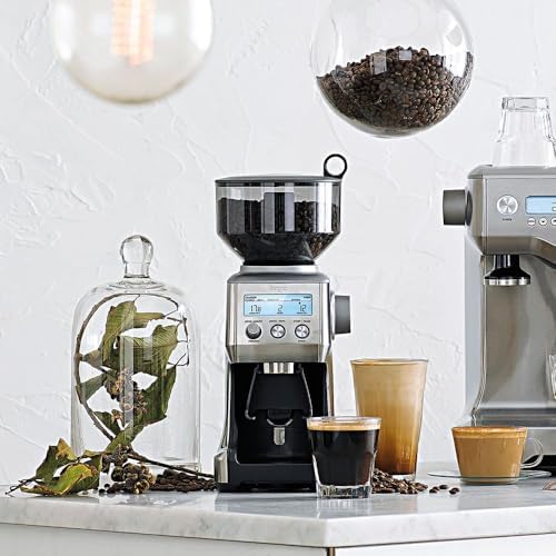 Sage   The Smart Grinder Pro   Moulin à Café à Meule Conique   Programmable, Automatique   Acier Inoxydable Noir : Cuisine et Maison