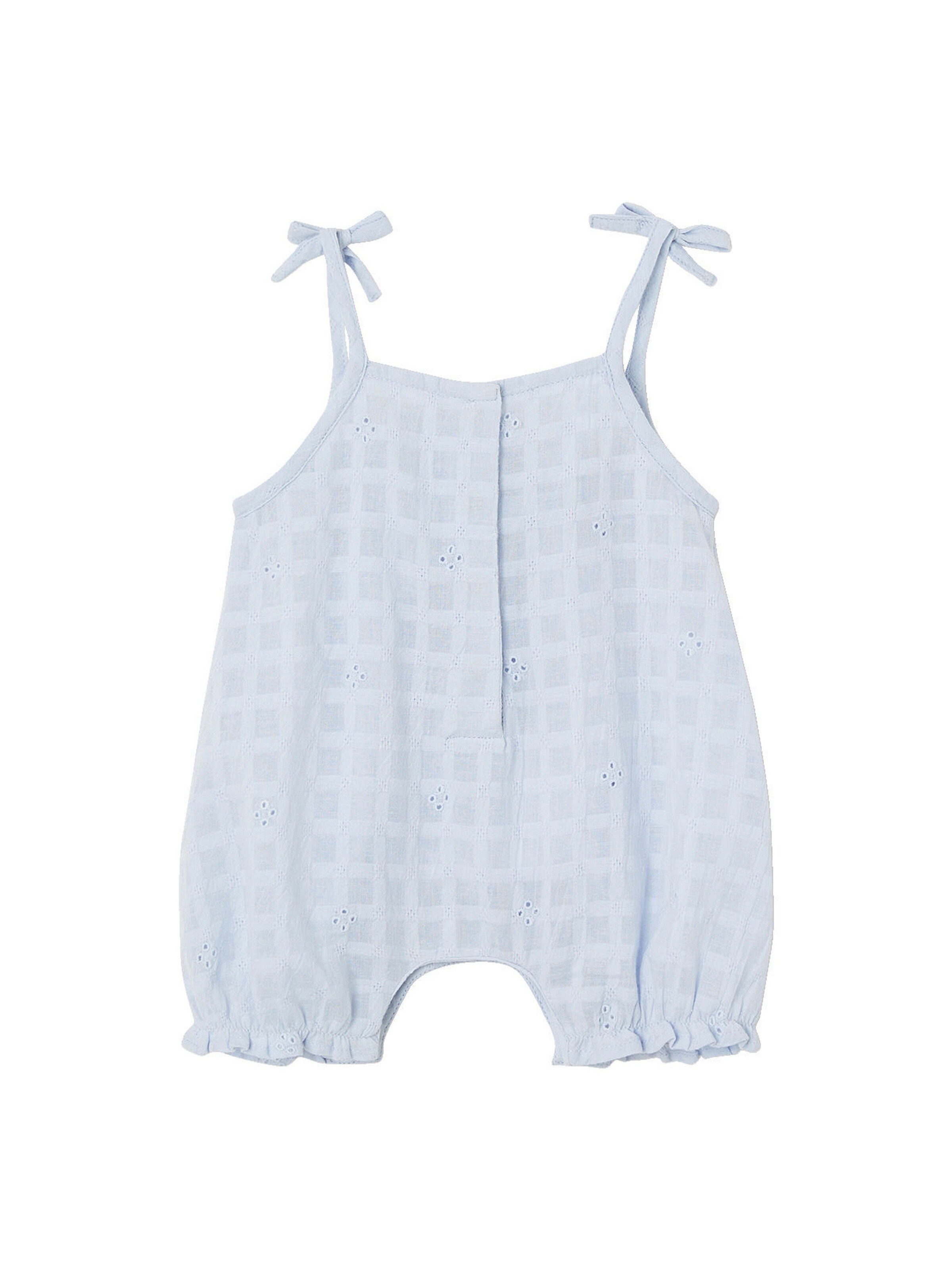 Vertbaudet Baby Sommer-Overall himmelblau
