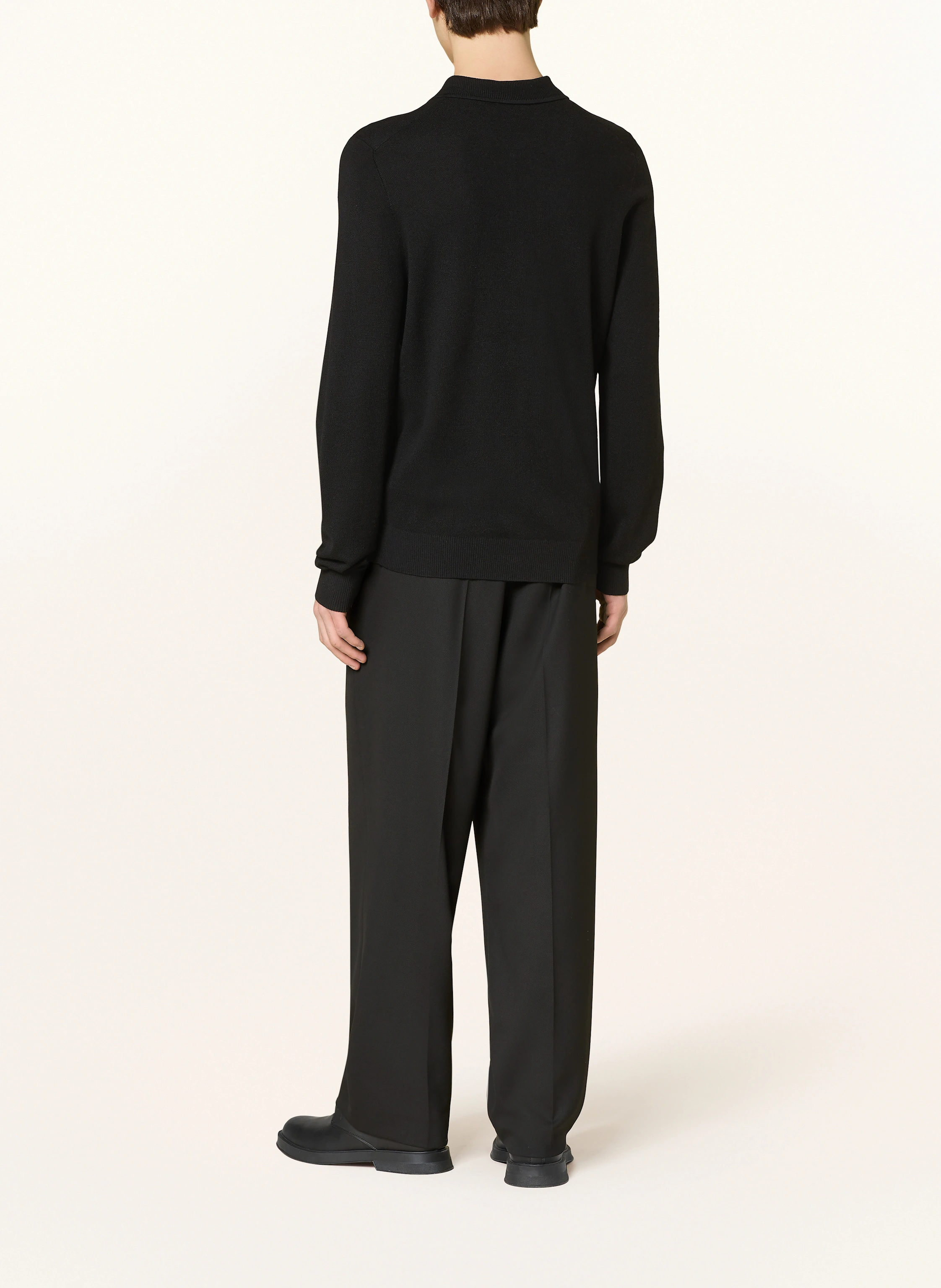 HUGO Strick-Poloshirt SASTONE Regular Fit