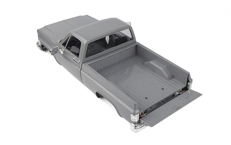 Karosserie Chevrolet K10 Scottsdale unlackiert, 1:10<br>Chevrolet K10 Squarebody Karosserie aus ABS Kunststoff