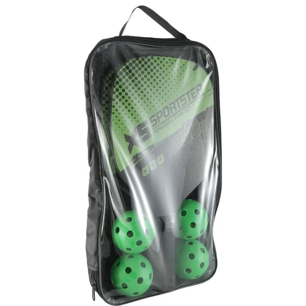 Pickle Ball racketsett Padlesett 2 racketer 4 sylteballer