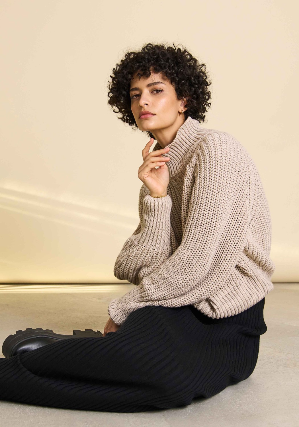 Jan 'n June Strickpullover Ola Ivory
