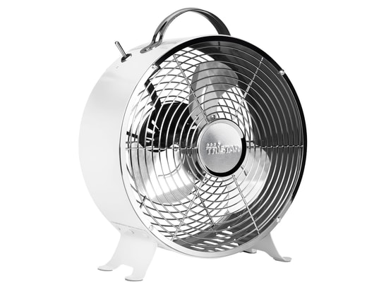 TRISTAR - Ventilateur de table 25cm 20w métal blanc - ve-5967