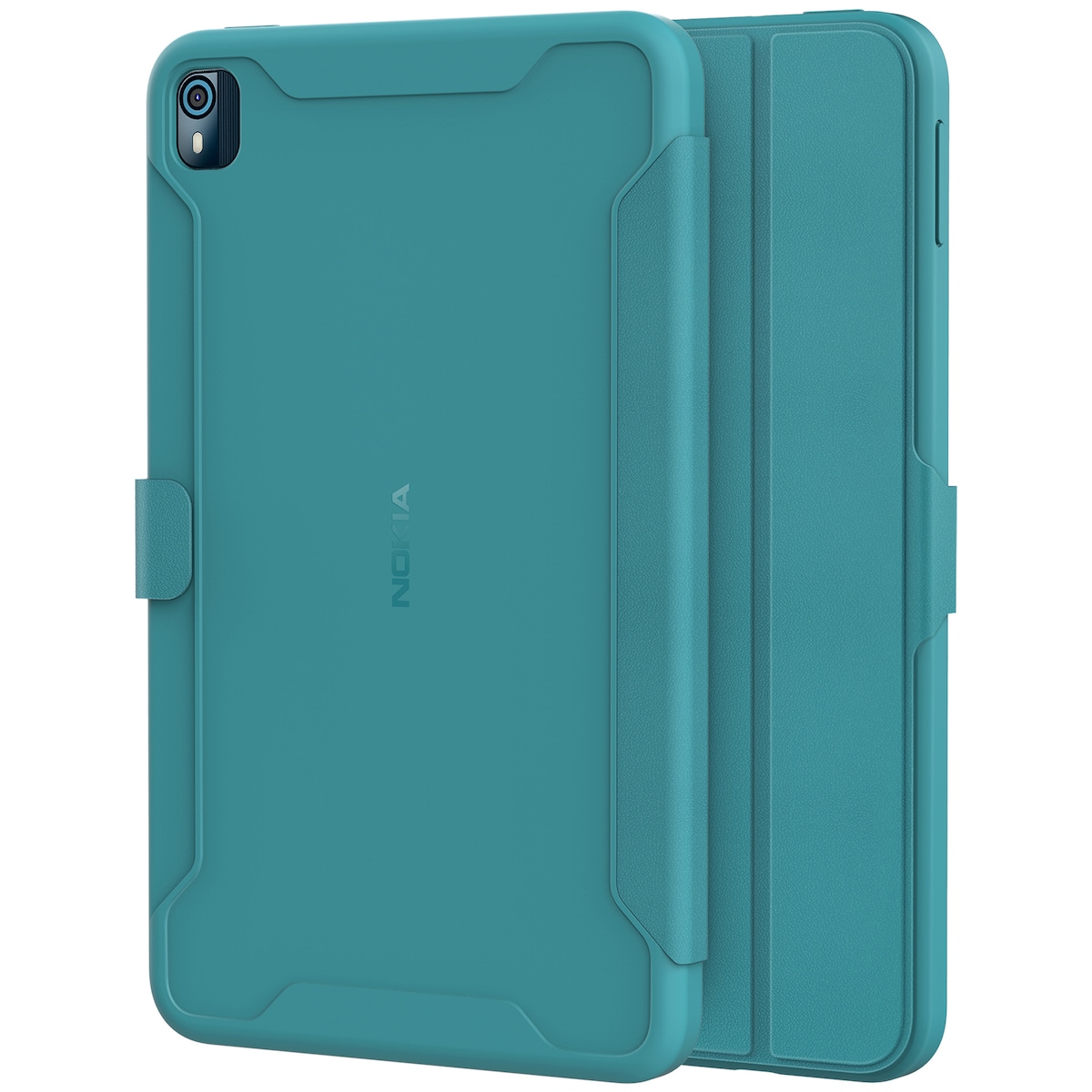 Nokia T10 flip nettbrettdeksel (cyan)