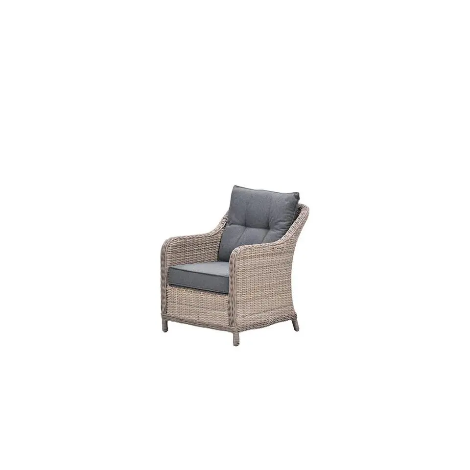 Milwaukee lounge fauteuil - vintage willow - mystic grey