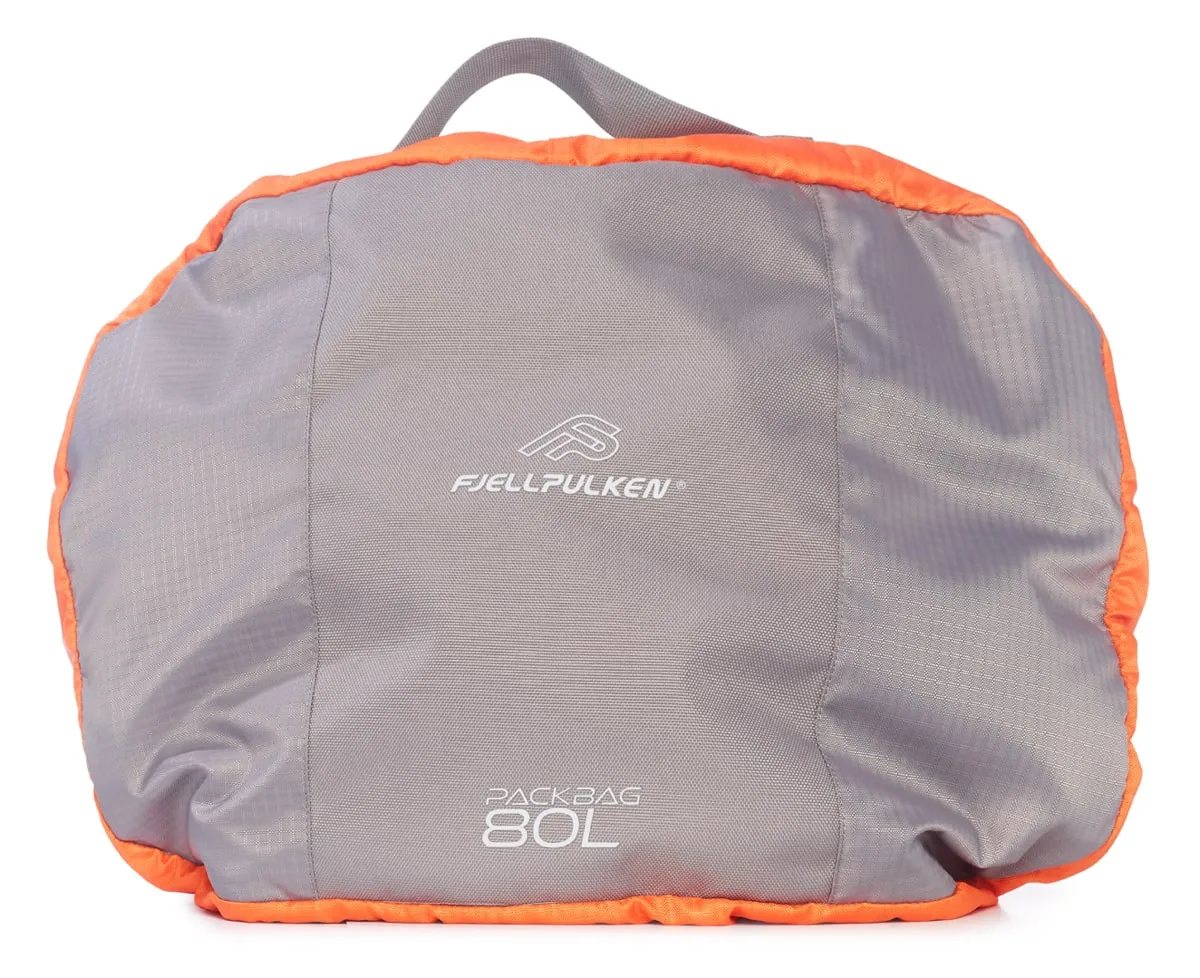 Fjellpulken Pack Bag 80 L Grey/Orange