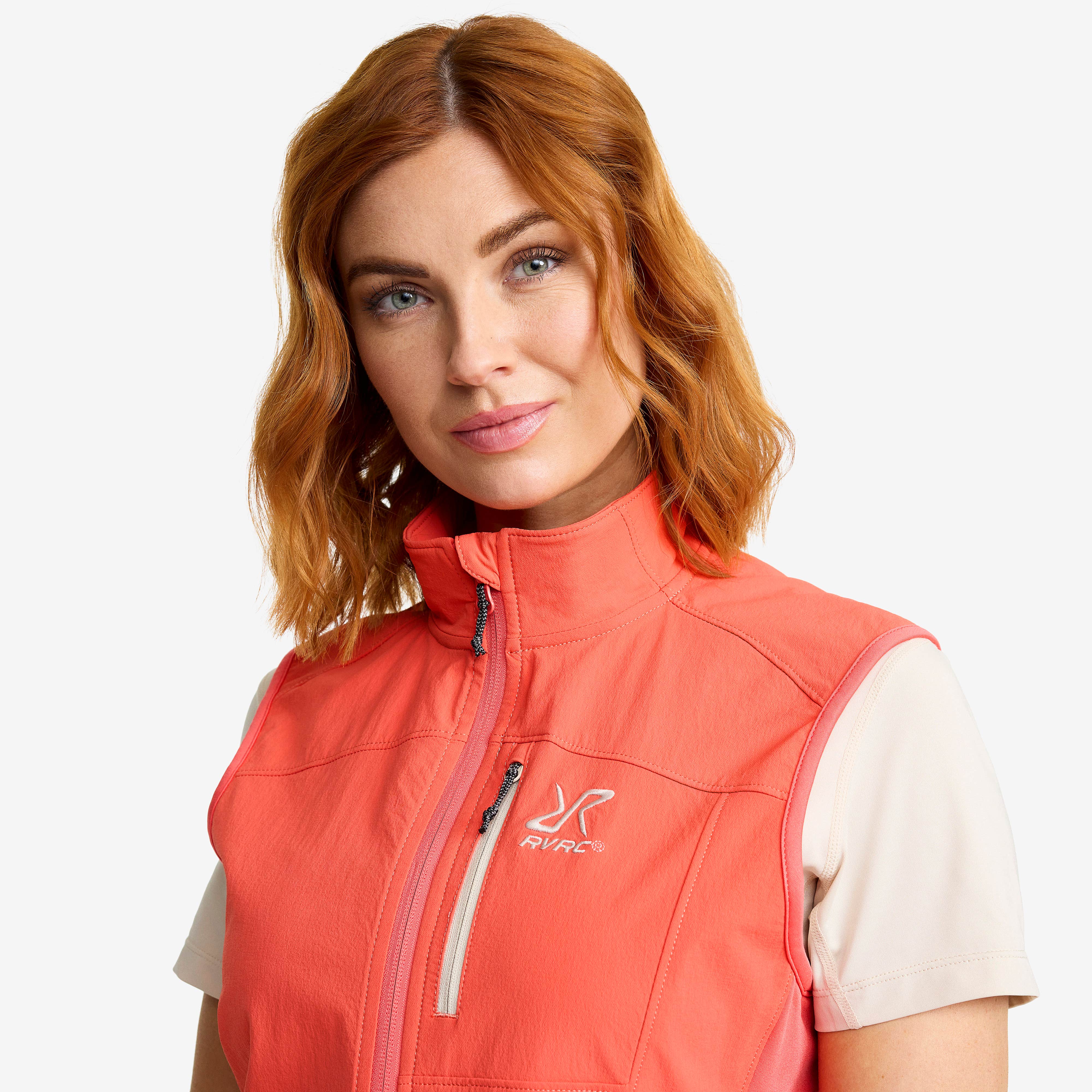 Venue Light Softshell Vest  Dame Porcelain Rose