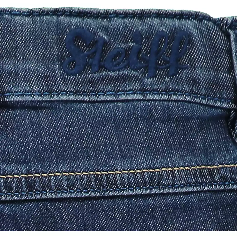Steiff Girls Jeanshose, blue denim