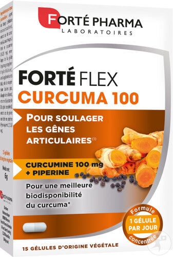 Forté Pharma Forté Flex Curcuma 100 Gélules 15