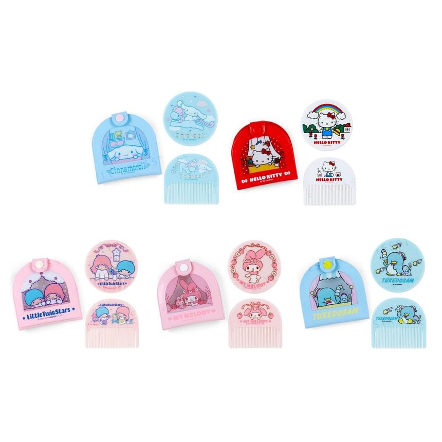 Sanrio - Spiegel & Kam met Etui