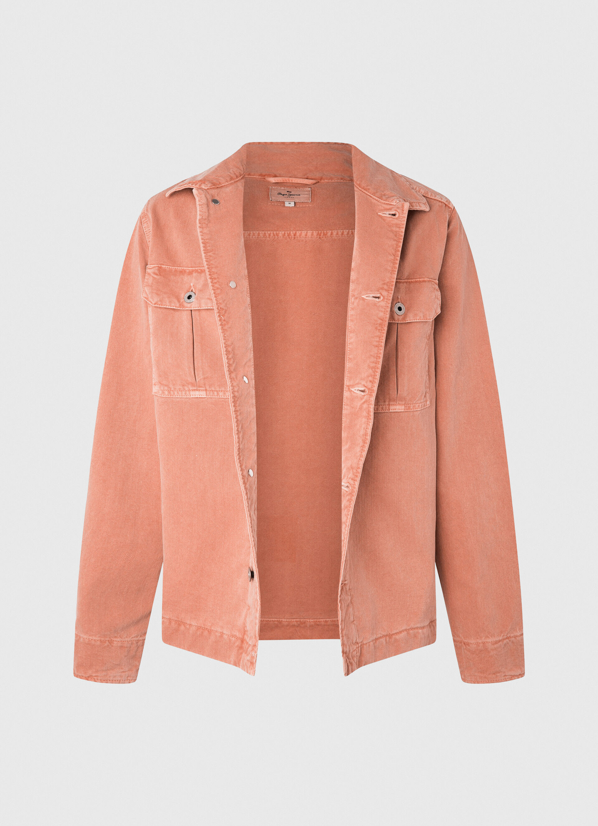 SOBRECAMISA DENIM BAILEY RELAXED - squash orange