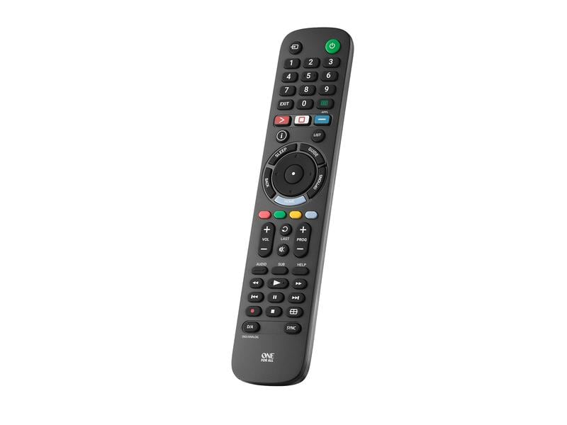 One For All Ersatz-Fernbedienung URC4912 Sony TV's Die ideale Sony TV-Ersatzfernbedienung