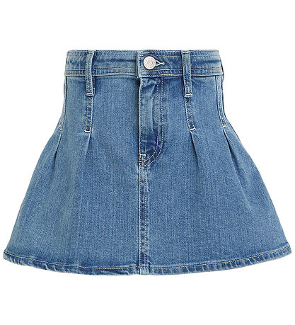 Tommy Hilfiger Rock - plissierter Denim - zerrissene Mitte