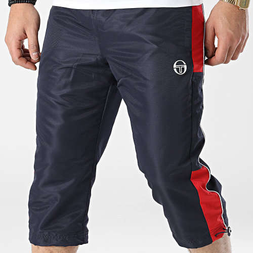 Short Jogging Long Vabita 39552 Bleu Marine Rouge