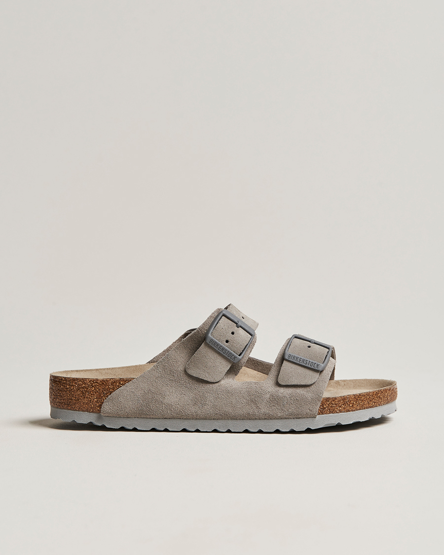 BIRKENSTOCK Arizona Soft Footbed Stone Coin Suede