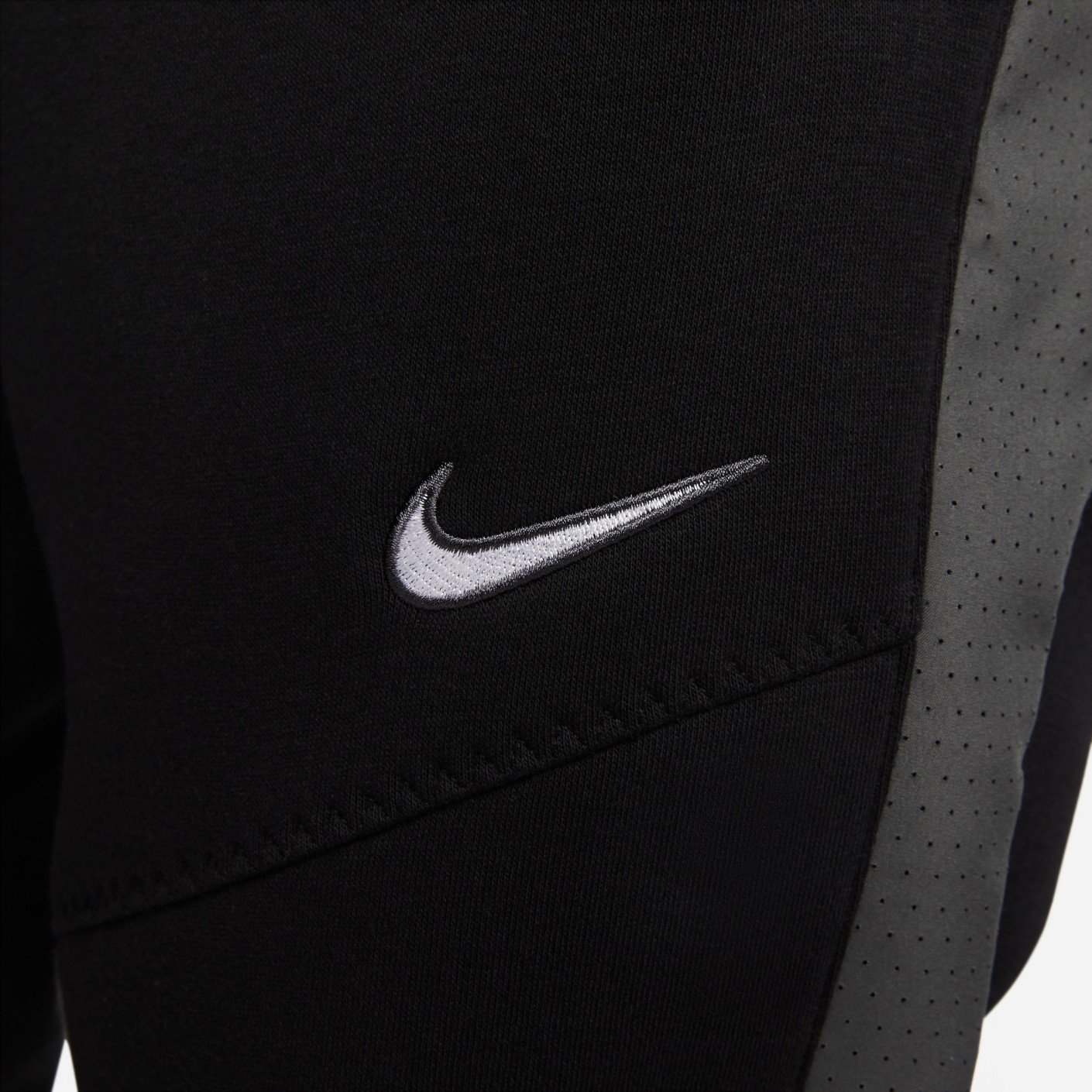 Nike Sportswear Fleece Jogger Zwart Grijs Wit