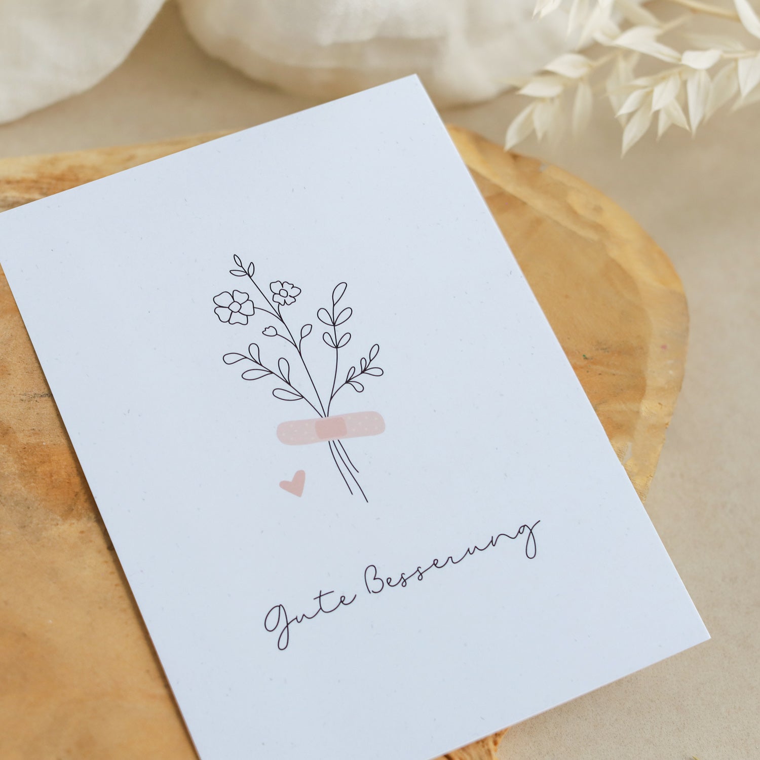 Postkarte „Gute Besserung