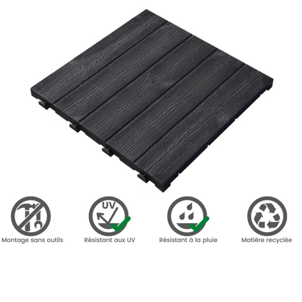 Dalle pvc clipsable autoportante 
