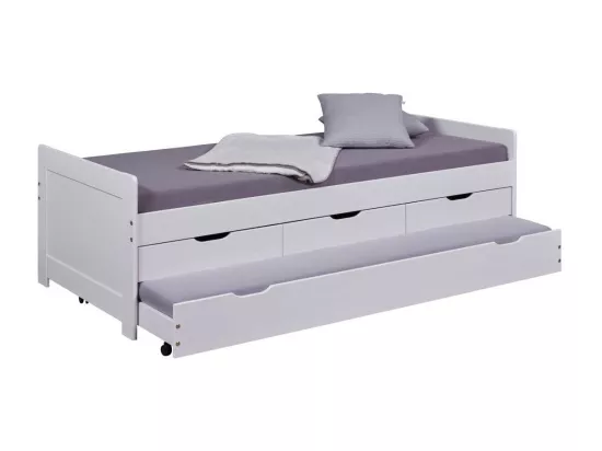 Lit Gigogne 3 Tiroirs & Sommier 