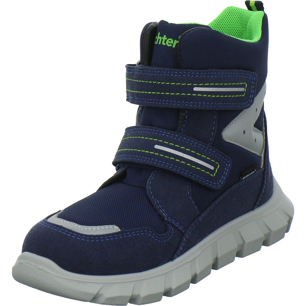 Richter Winterschuhe Jungen Blinker Blau-kombi