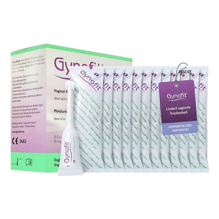 Gynofit Vaginal Gel zur Befeuchtung, 12X5 ml
