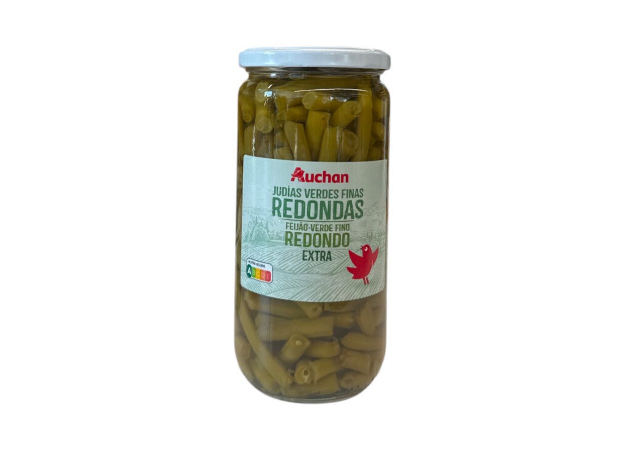 FEIJÃO VERDE AUCHAN FINO REDONDO EXTRA 660(360)G
