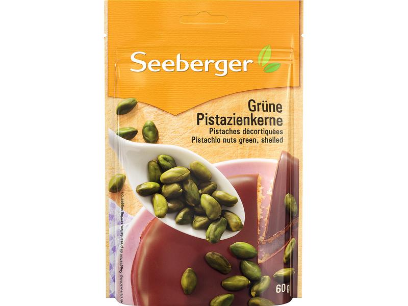 Seeberger Grüne Pistazienkerne 60 g Pistazienkerne ohne Schale