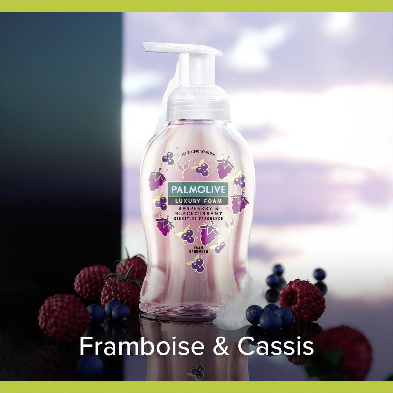 Crème lavante Magic Pouss' Mousse Palmolive framboise - Flacon de 250 ml