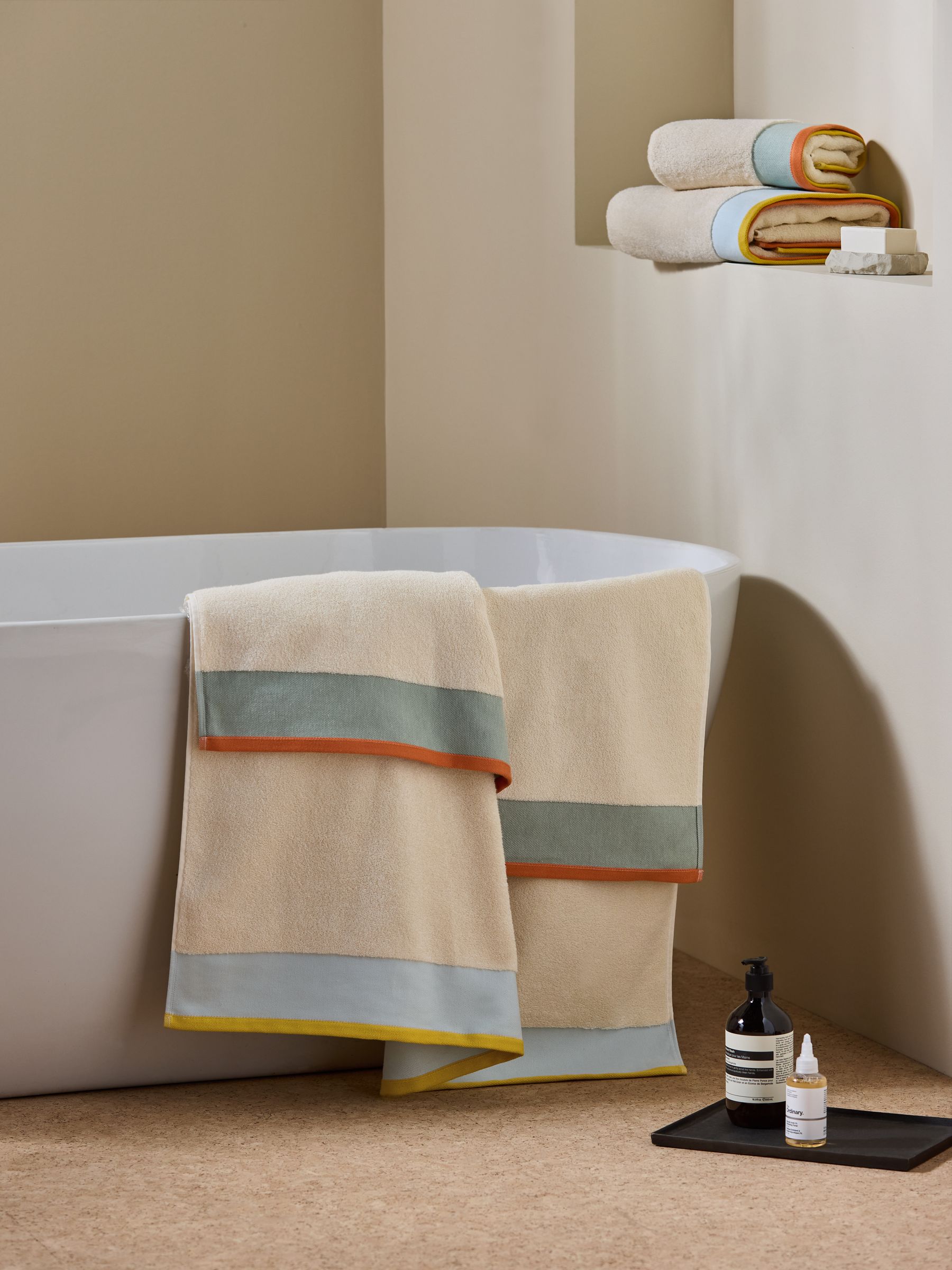 MADE.COM Dax Border Towel