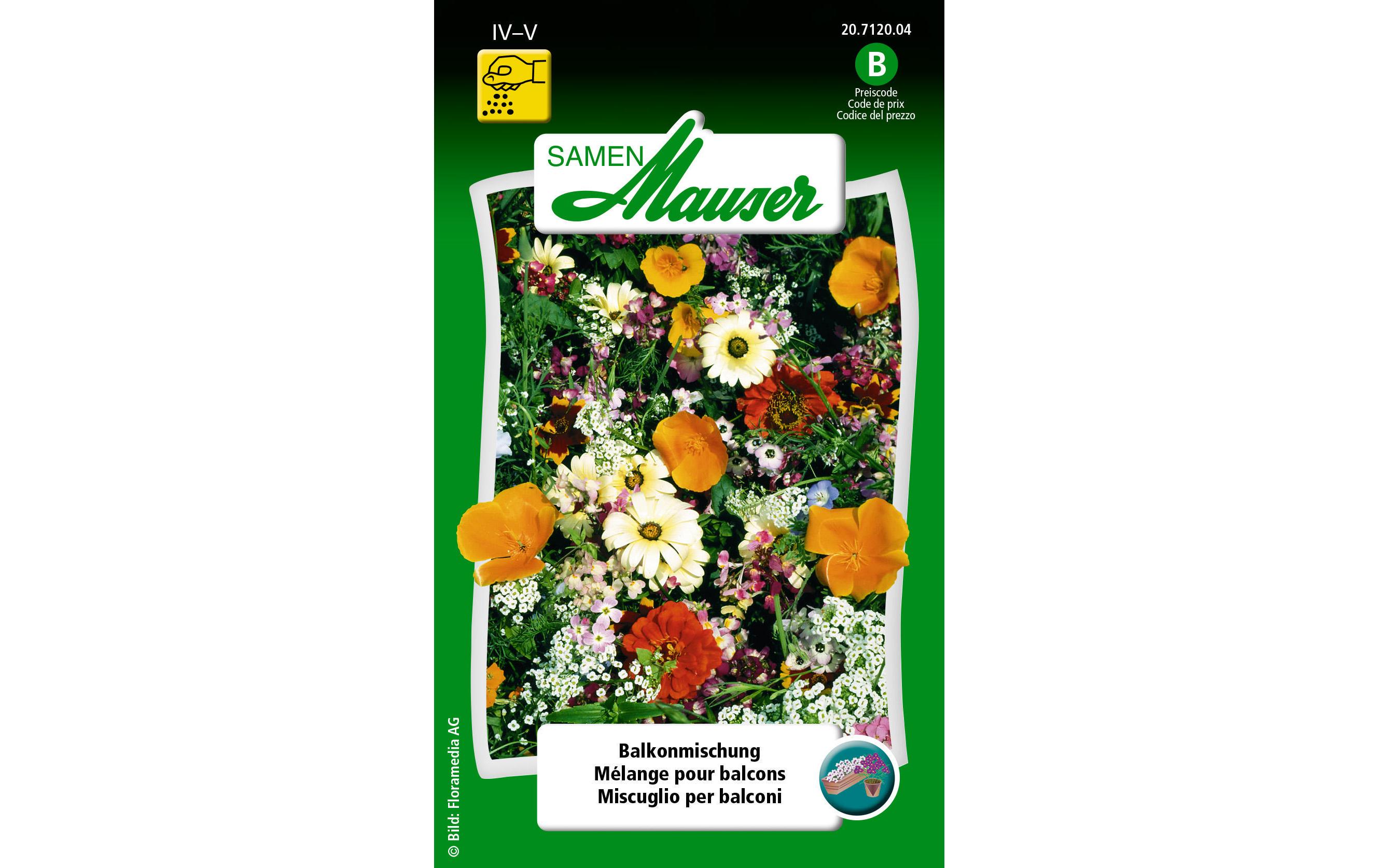 Saatgut BalkonmischungBlumensamen