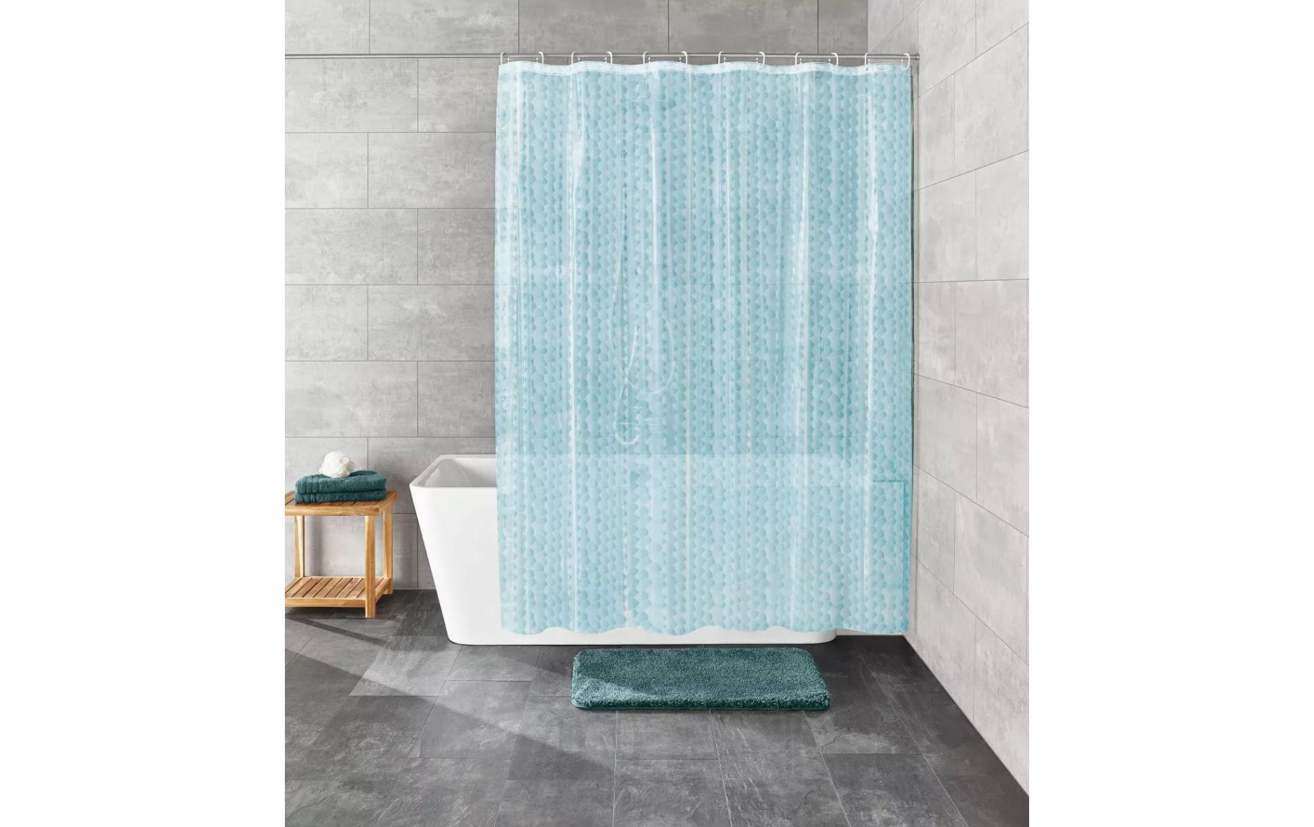 Duschvorhang Soapy 180 x 200 cm , HellblauDuschvorhang aus Ökoplastik