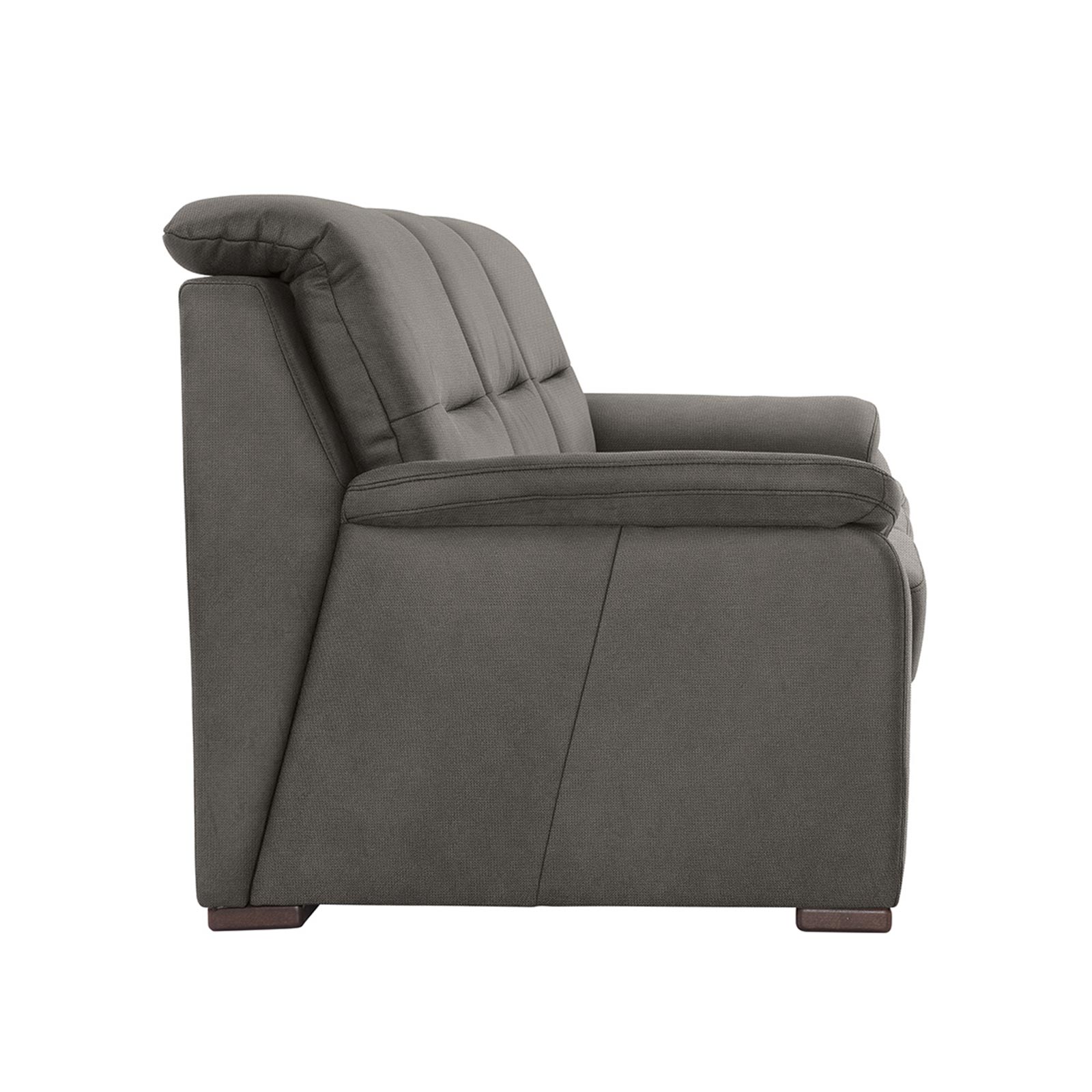 polsterpower 3-Sitzer-Sofa - Belle grey - Basismodell