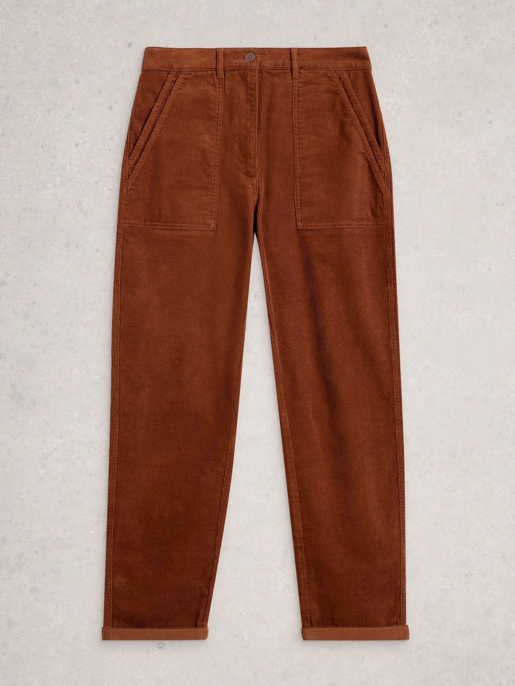 Bruin - White Stuff Twister corduroy broek