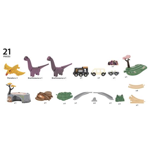BRIO Dinosaur Togbanesæt