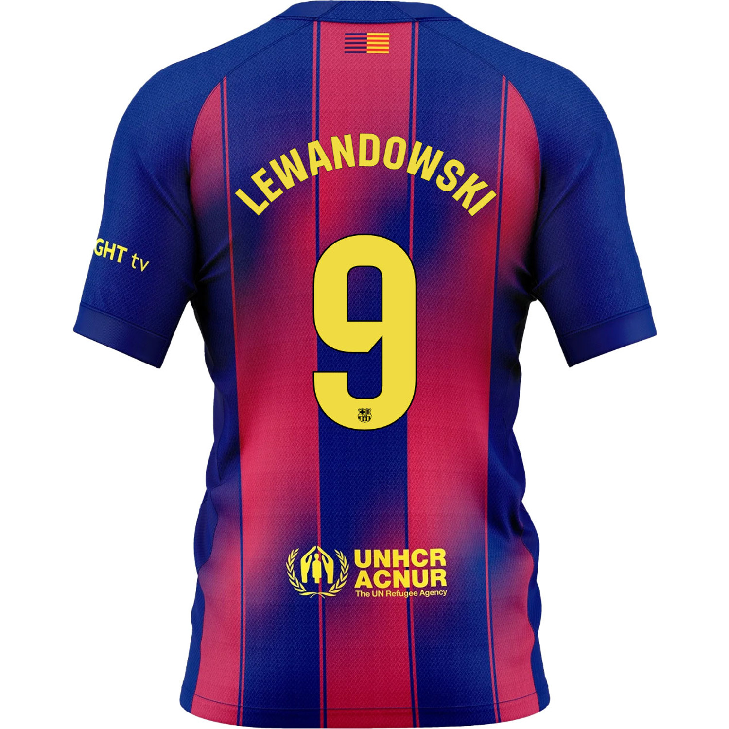Nike FC Barcelona Thuis Shirt Lewandowski 9 Kids