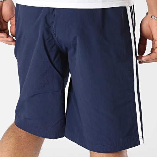 Short Jogging A Bandes HK7389 Bleu Marine